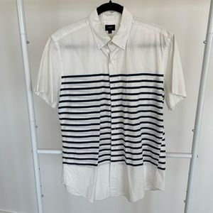 JCREW striped button down